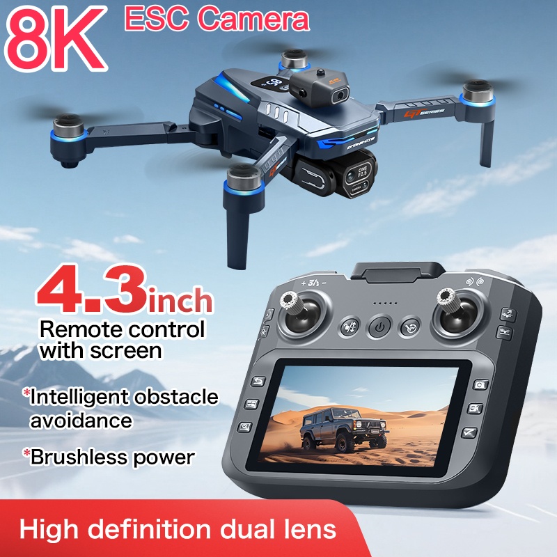 Drone Controller Screen - Intelligent Obstacle Avoidance Screen Drone 8K
