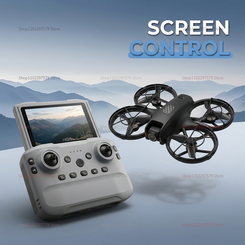 2026 New M5 Mini Drone 2.4inch - Drone Controller Screen ulasan dan harga