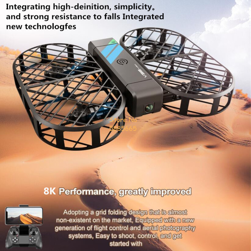 8K HD Camera 360° Protection O - Drone Controller Screen ulasan dan harga