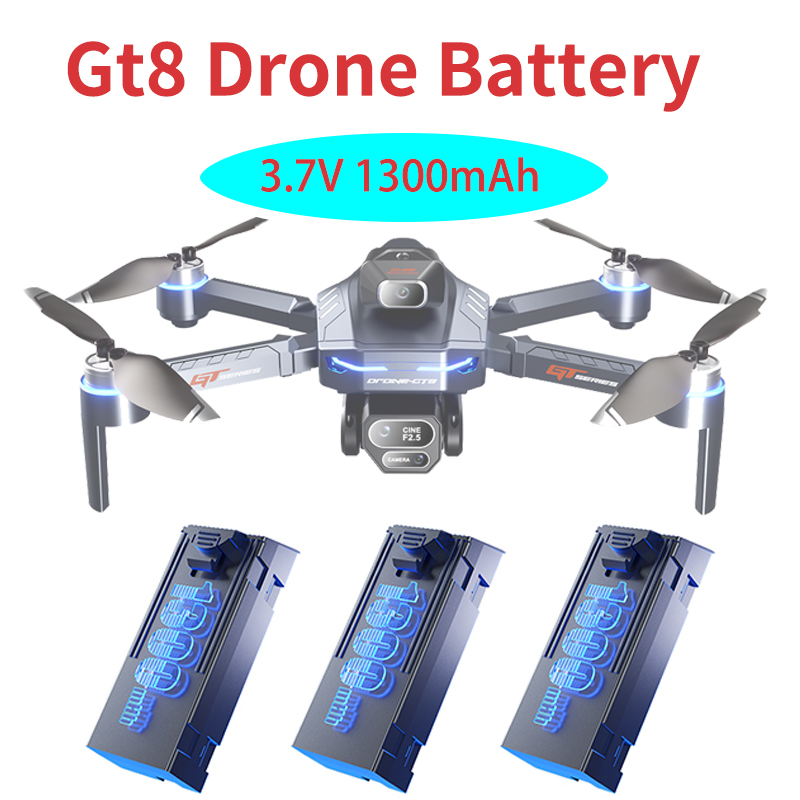Original 3.7V 1300mAh GT8 Dron - Eachine Drone E58 ulasan dan harga