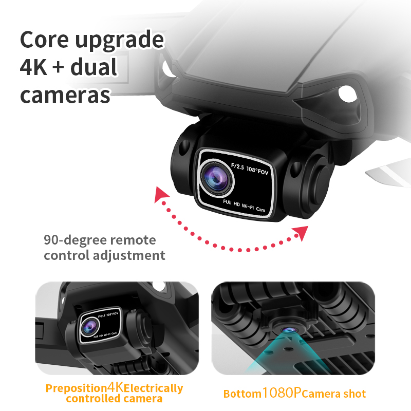 Drone L900 Plus 4K Professiona - Drone Controller Screen ulasan dan harga