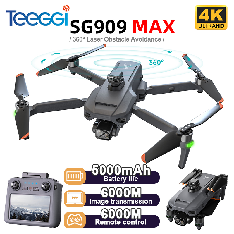 Teeggi SG909 MAX GPS Drone Wit - Drone Controller Screen ulasan dan harga
