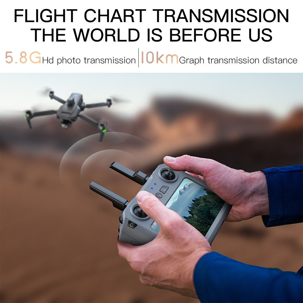 Teeggi SG909 MAX GPS Drone Wit - Drone Controller Screen ulasan dan harga