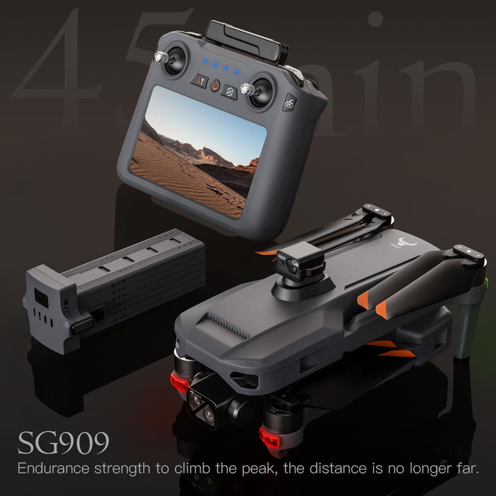 Teeggi SG909 MAX GPS Drone Wit - Drone Controller Screen ulasan dan harga