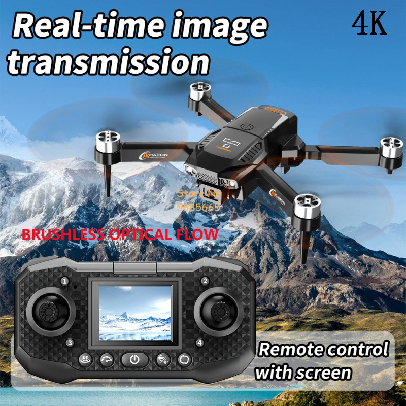 4K Dual Camera Optical Flow Br - Drone Controller Screen ulasan dan harga