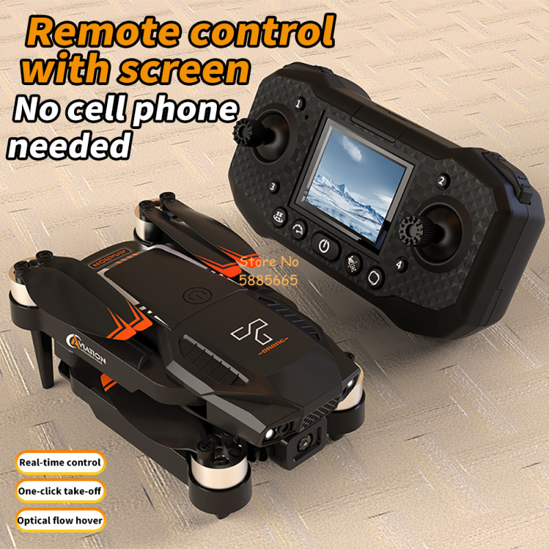 4K Dual Camera Optical Flow Br - Drone Controller Screen ulasan dan harga