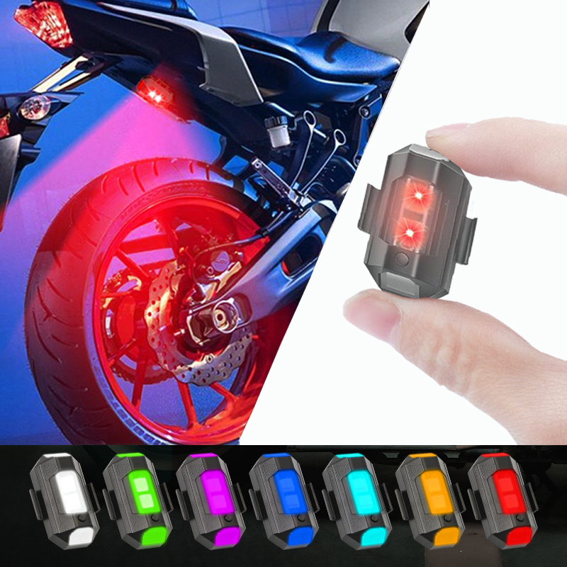 4x Remote LED RGB Anti-collisi - Drone Strobe Light ulasan dan harga