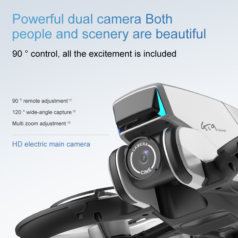 Original GT9 GPS Foldable RC D - Drone Controller Screen ulasan dan harga