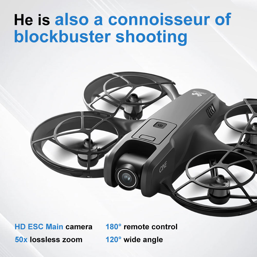 V666 Foldable Mini Drone 4K Du - Drone Controller Screen ulasan dan harga