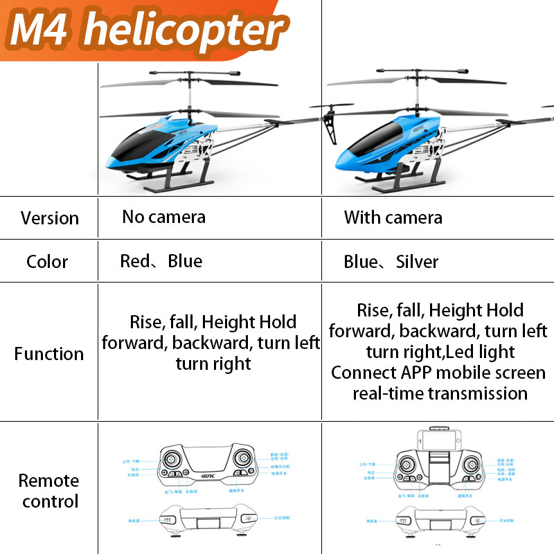 M4 Large Rc Helicopter Remote  - Drone Power Bank ulasan dan harga